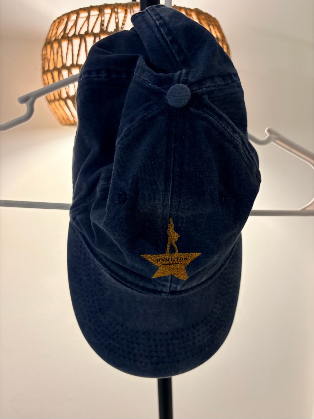 Hamilton Navy Blue Cap with Gold Star Logo